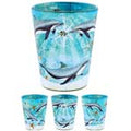 American Gift Dolphins/Coral Shot Glass