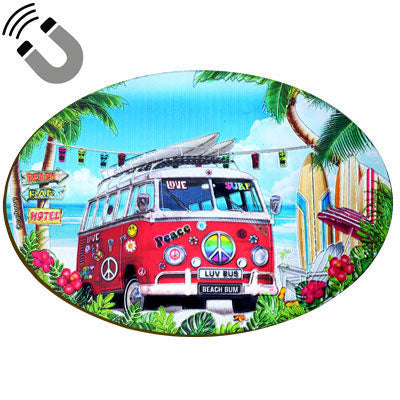 Surf/Bus Sebastian Foil Magnet American Gift
