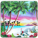 American Gift Foil Coasters