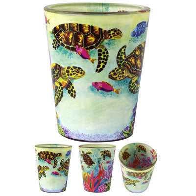 American Gift Turtles Swimming Shot Glass (Sebastian)