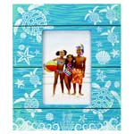 American Gift Turtle Blue Picture Frame