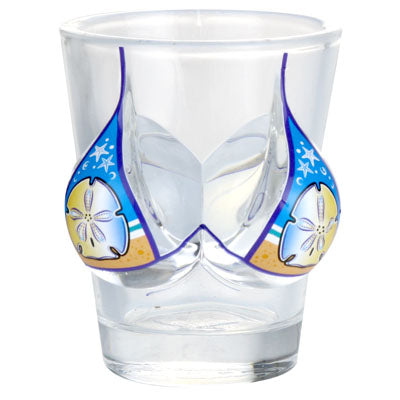 Sandollar Bikini Bust Shot Glass