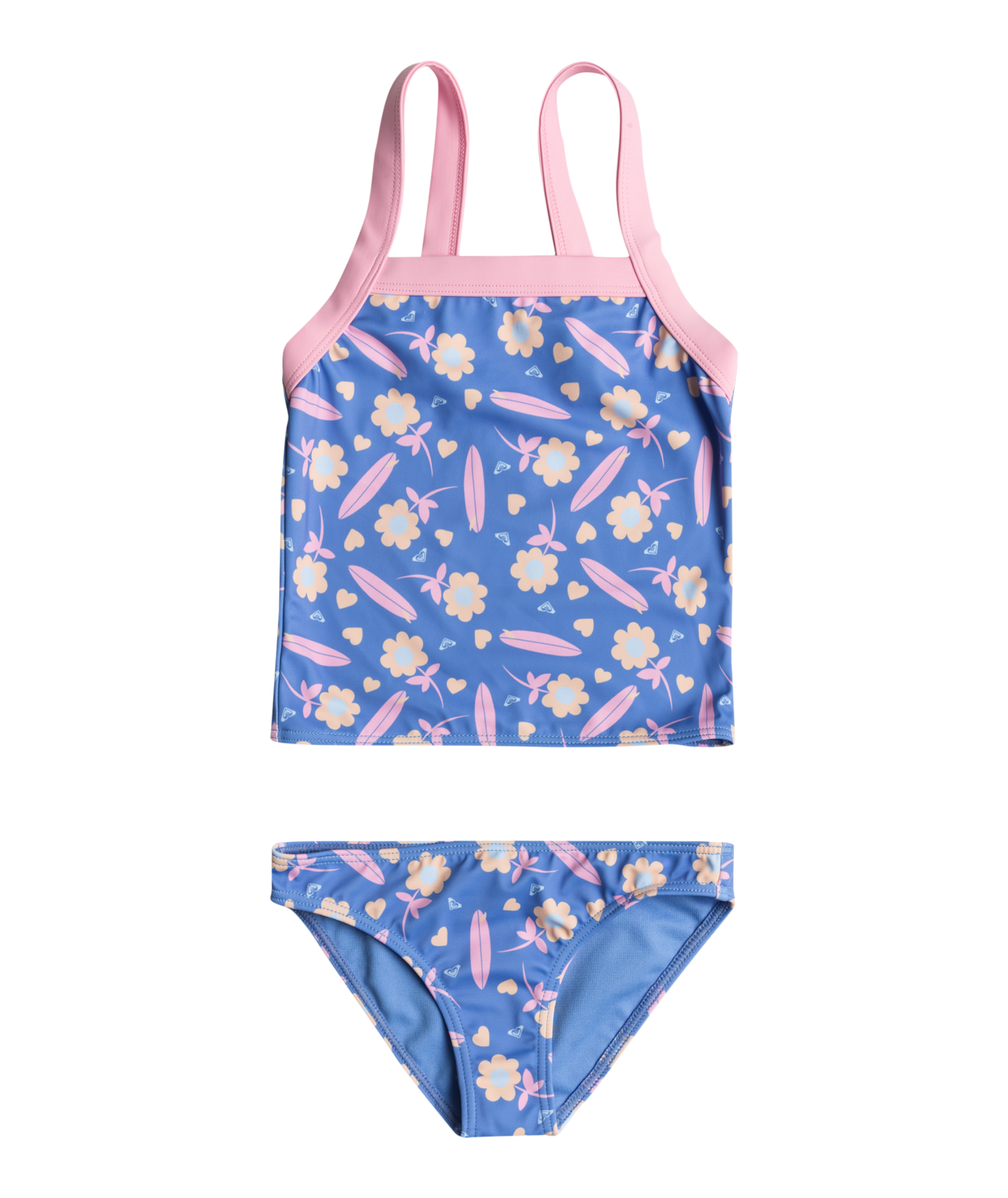 Roxy Lorem Tankini Girls Swimsuit Set
