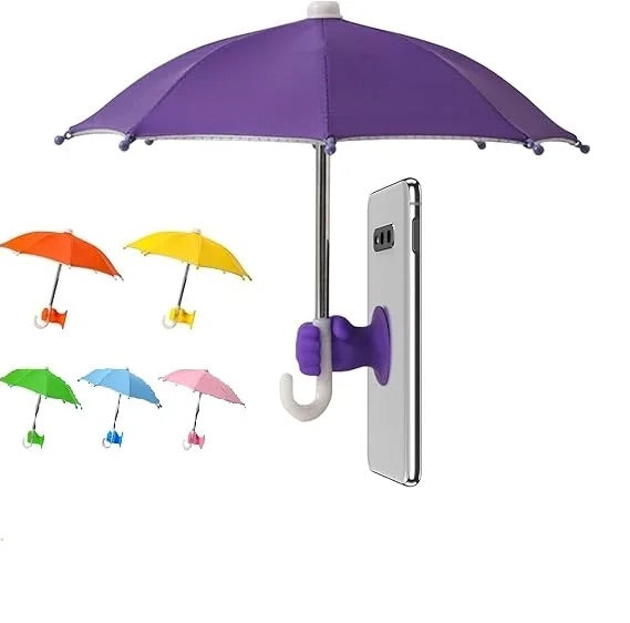 Cell Phone Umbrellas Assorted Colors