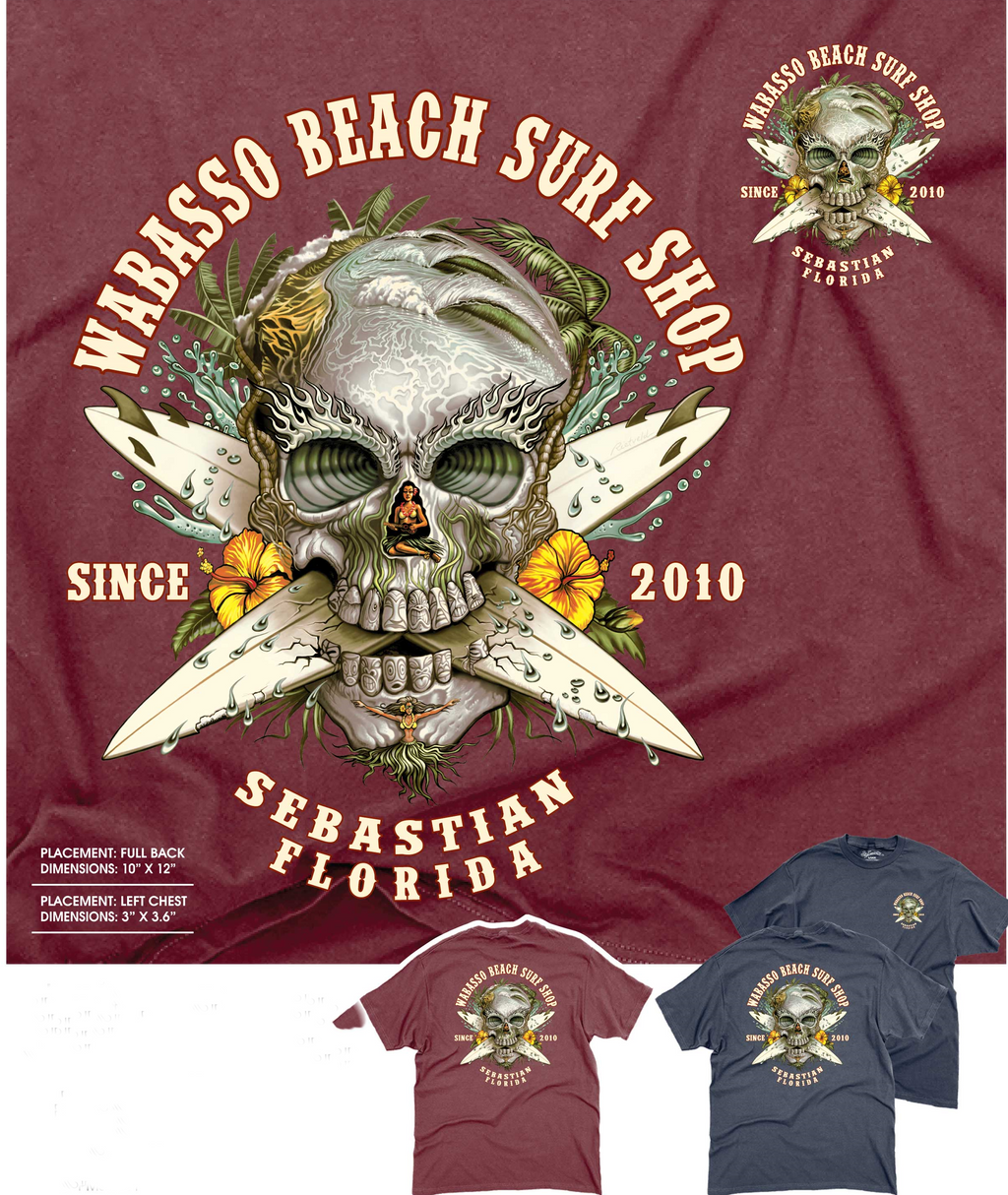 Yesterdays Eat Board (Skull&Boards) SS T-Shirts