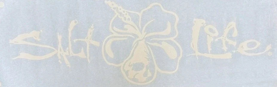 Salt Life Hibiscus Decal Medium SAD931