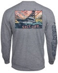 Salt Life Wake Runner 30S Mens LS Crew