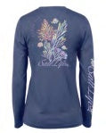 Salt Life Women's Colorful Coral Reef LS UV50 Sunshirt
