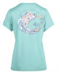 Salt Life Women's Go Fish Tuna SS UV50 Sunshirt
