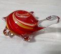Sea Creations 5" Glass Sea Turtle Red/Orange