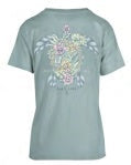 Salt Life Women's Floral Turtle SST