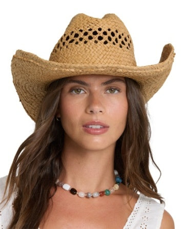 Billabong Wild Waves Natural Womens Straw Hat