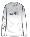Salt Life Men's Current and Catch LS UV50 Sunshirt